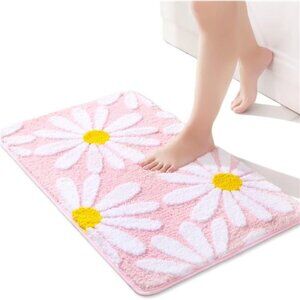 Pink Bathroom Rug 16x24 inch